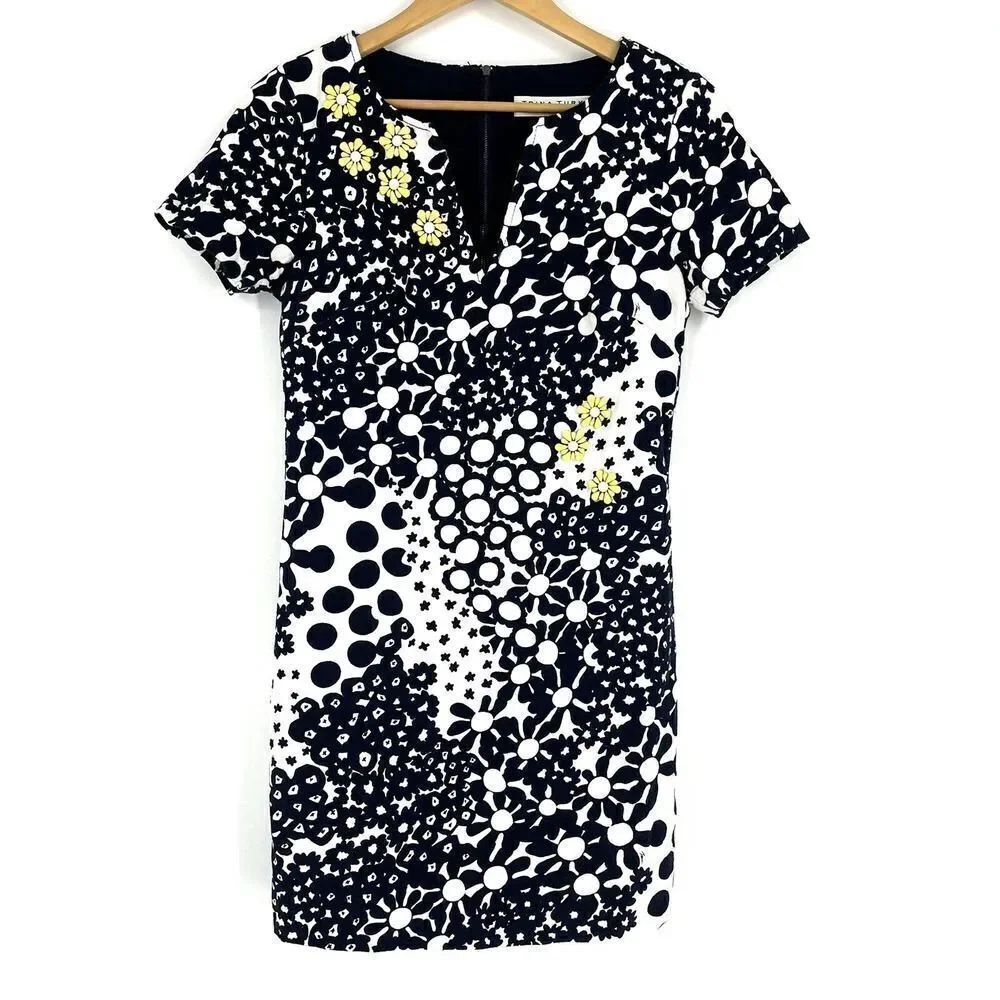 Trina Turk Dress Galiena Bead Cotton